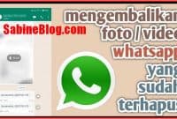 5 Cara Mengembalikan Foto yang Terhapus di WhatsApp