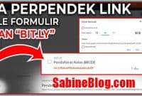 Cara Memperpendek Link Google Form dengan Bit.ly