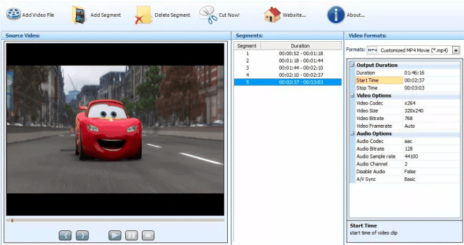 Weeny Free Video Cutter