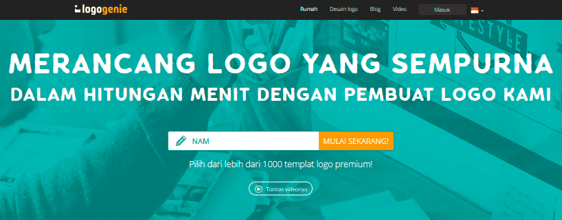aplikasi pembuat logo online Logogenie