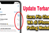 Cara Pin Chat WA di iPhone dengan Mudah dan Cepat