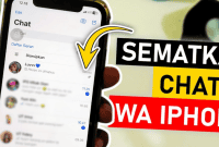 Cara Sematkan Chat WA di iPhone dengan Mudah dan Cepat