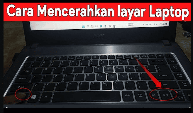 Cara Menerangkan Layar Komputer