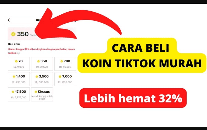Beli Coin Murah TikTok