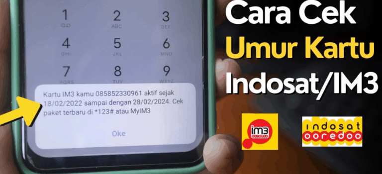 Cara Cek Umur Kartu Indosat: Panduan Mudah