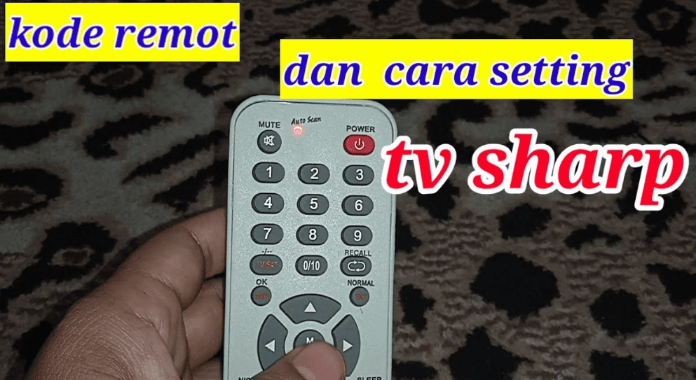 Kode Remot TV Sharp