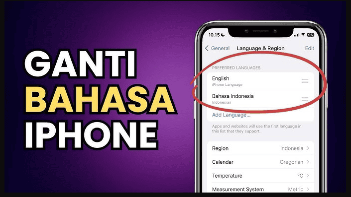 Cara Ubah Bahasa di iPhone