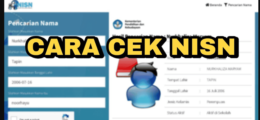 Cek NISN dengan Nomor