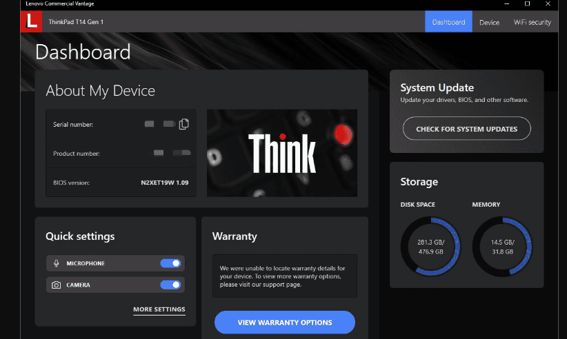Lenovo Vantage Download