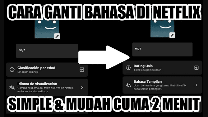 Cara Mengubah Bahasa di Netflix