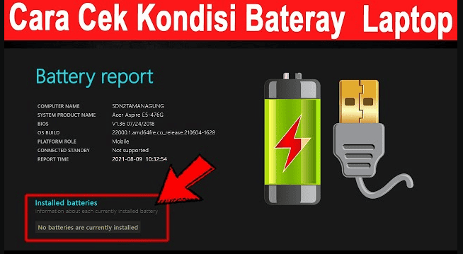 Cara Cek Kesehatan Baterai Laptop: Panduan Lengkap