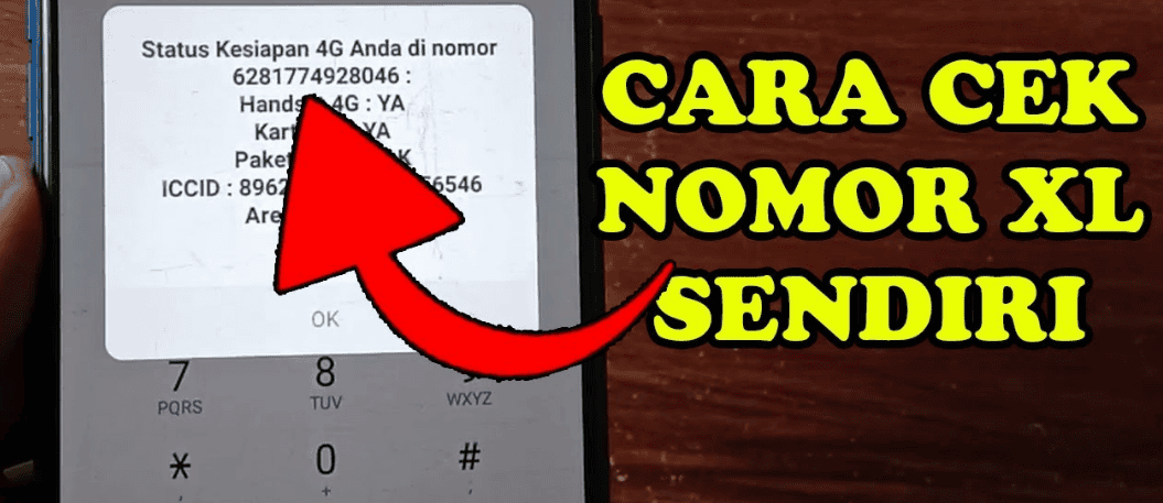 Cara Cek Nomor XL Sendiri di HP