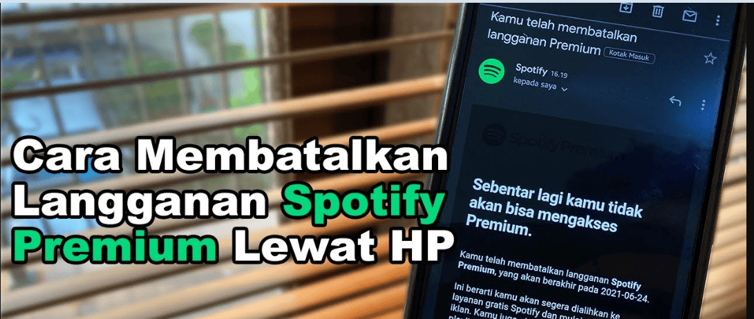 Cara Berhenti Langganan Spotify