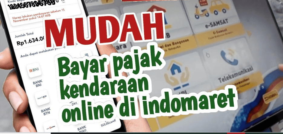 Cara Bayar Pajak Motor di Indomaret