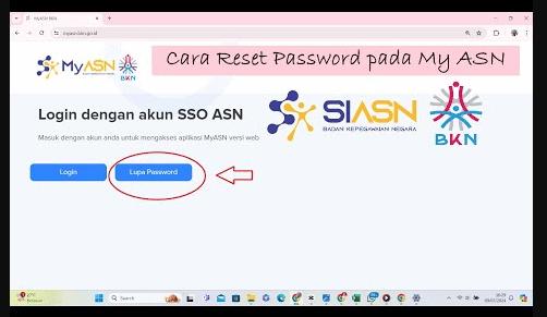 Cara Reset Password MyASN