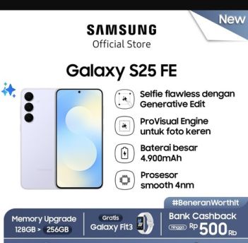 samsung galaxy s25 fe Hp Samsung Galaxy S25 FE: Harga, Spesifikasi, Review, dan Promo Smartphone Fan Edition Terbaru 2025