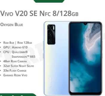 vivo v20 se Review Hp Vivo V20 SE: Harga Bekas, Spesifikasi RAM 8GB/128GB, Kelebihan dan Kekurangan