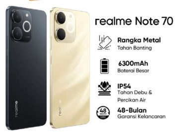realme note 70 Realme Note 70 Lengkap: Harga Terbaru 2026, Spesifikasi, Review Ponsel Baterai Jumbo 6300mAh