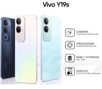 Kupas Tuntas Spek Vivo Y19s: HP “Tahan Banting” dengan Baterai Badak Harga 1 Jutaan